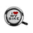 SUNLITE I Love My Bike Lever Steel Chrome Bike Bell