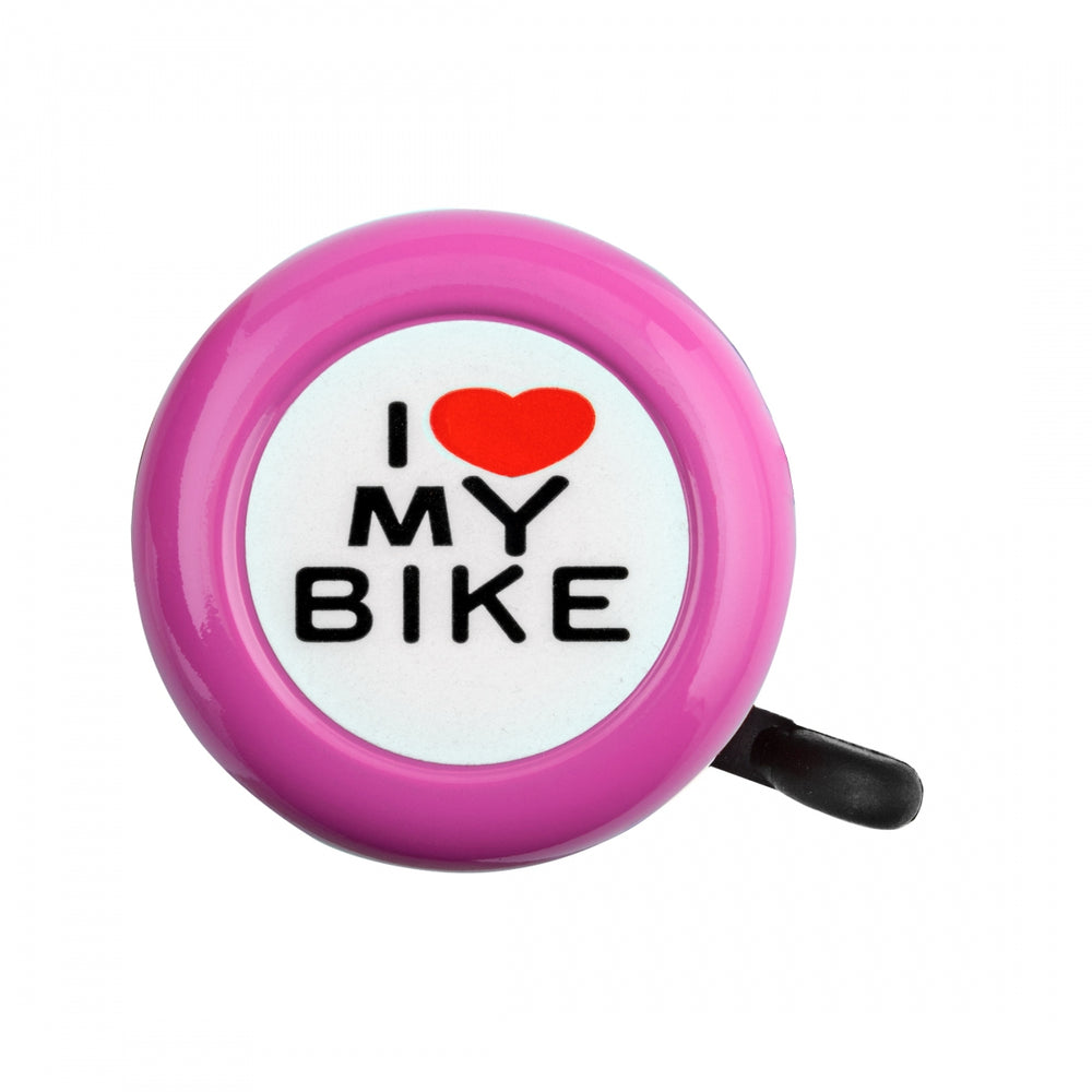 SUNLITE I Love My Bike Lever Pink Bike Bell