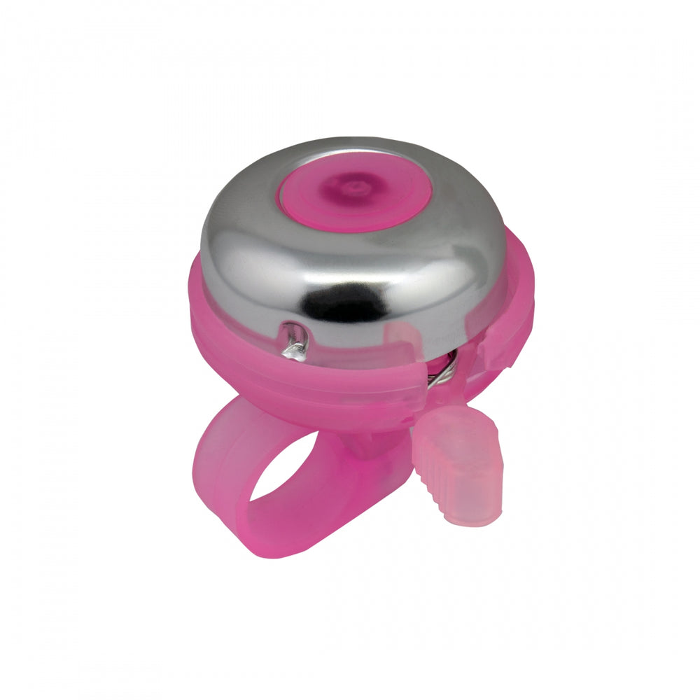 SUNLITE Gel Lever Translucent Plastic Pink Bike Bell