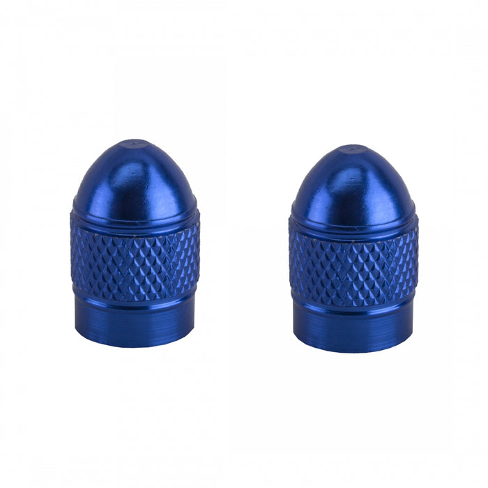 SUNLITE Hex Sport Valve Caps Hex Schrader Valve Blue