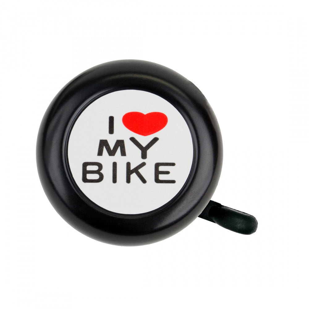 SUNLITE I Love My Bike Lever Black Bike Bell