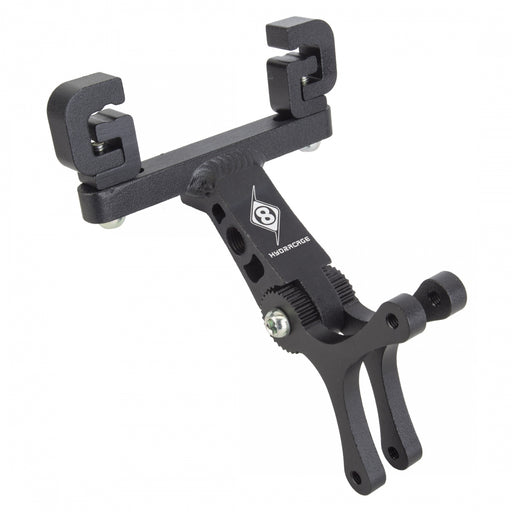 ORIGIN8 HydroRail Double Seat Bracket Alloy Black Water Bottle Cage