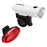 SUNLITE HL-L535/TL-L420 White Front + Rear Bicycle Safety Light Set