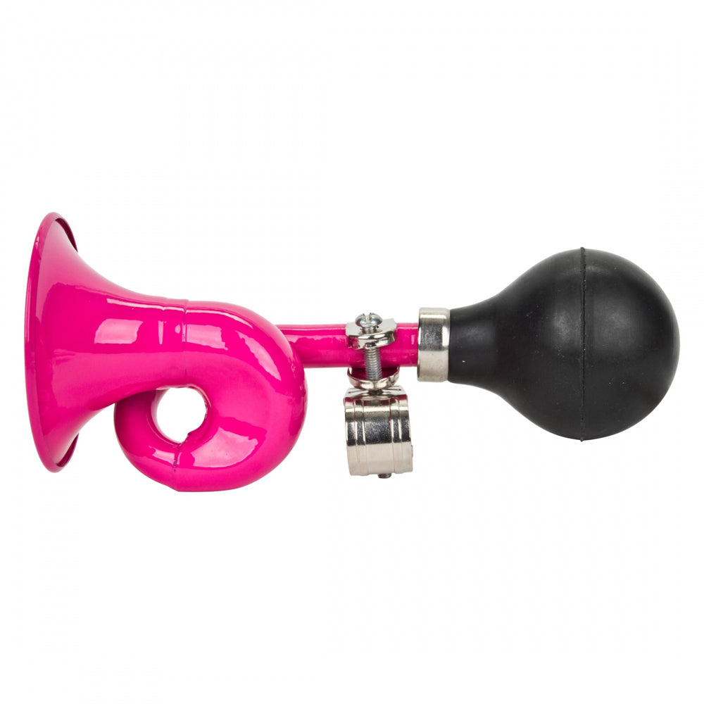 SUNLITE Bugle Squeeze Steel Bugle Pink Bike Bell