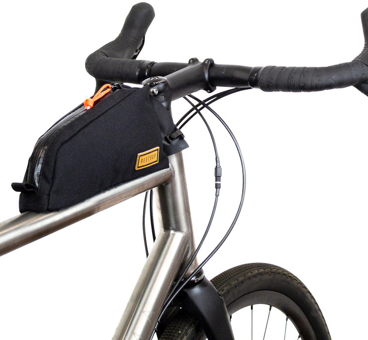 Restrap Bolt-On Top Tube Bag, Black