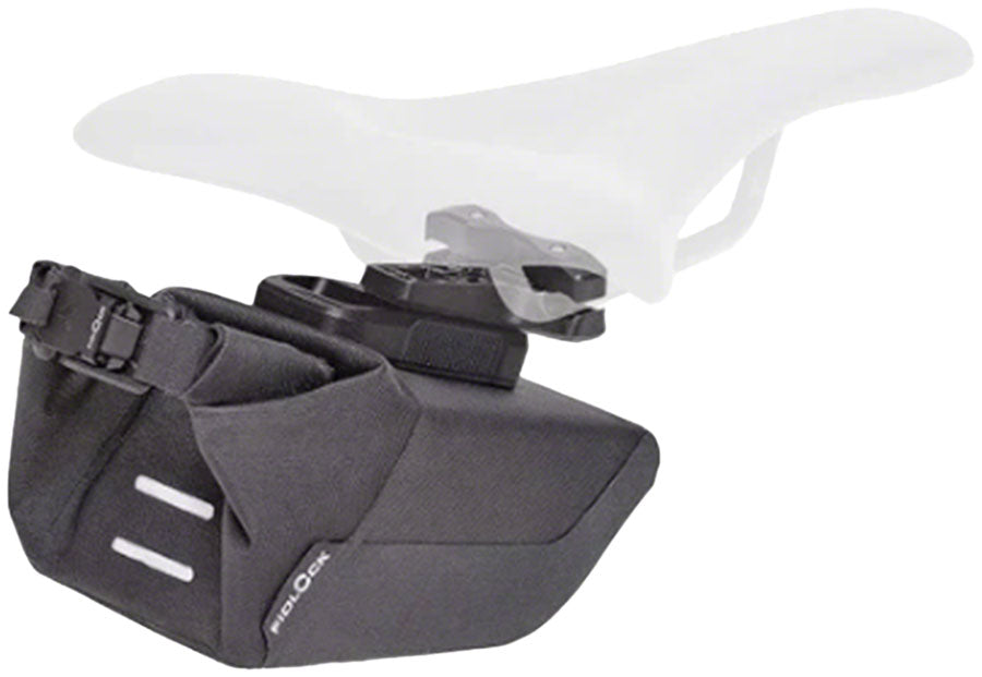 Fidlock Pinclip Saddle Bag and Base - Small, Black