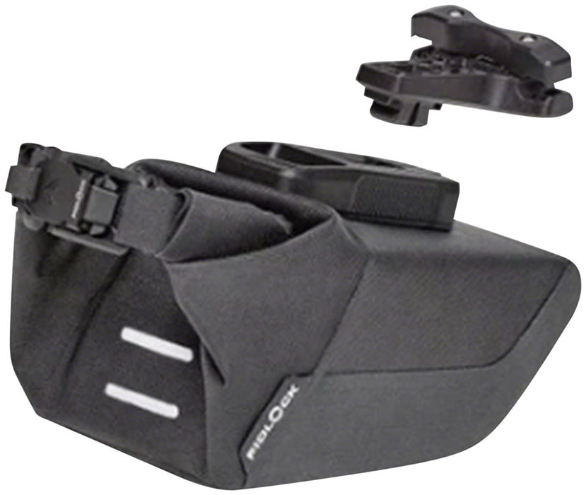 Fidlock Pinclip Saddle Bag and Base - Small, Black