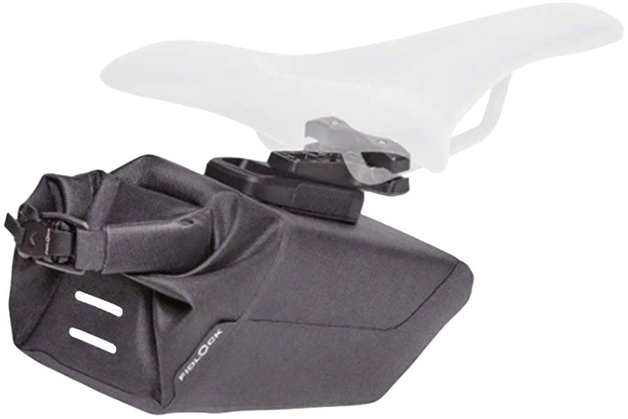 Fidlock Pinclip Saddle Bag and Base - Medium, Black