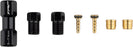TRP TL1.2 Disc Brake Hose Coupler Kit - For 5.5mm Hose, Coupler, Compression Ferrules, Brass Inserts with O-Ring, and Hose Retainer