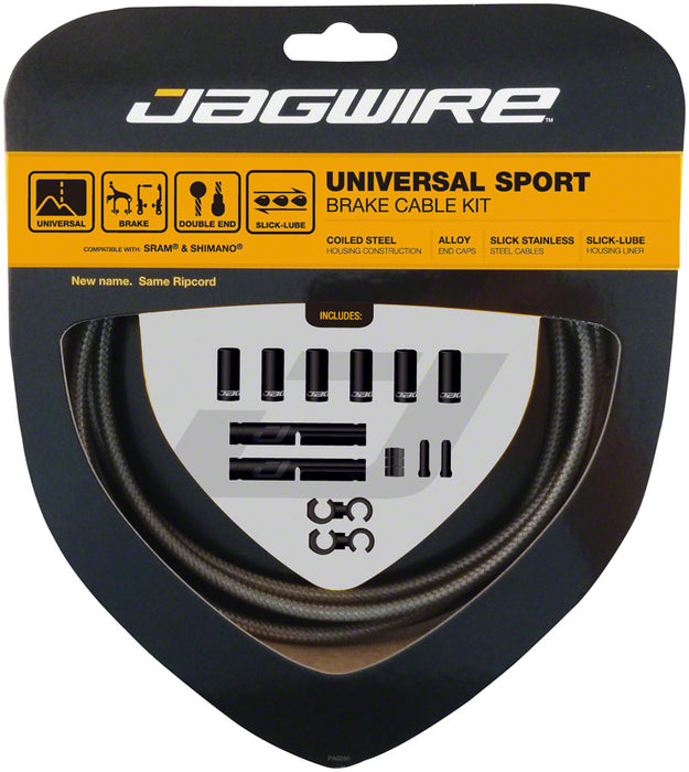 Jagwire Universal Sport Brake Cable Kit, Sterling Silver