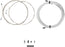 Jagwire Universal Sport Brake Cable Kit, Sterling Silver