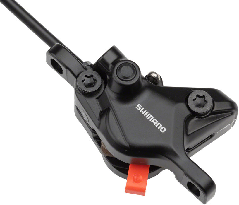 Shimano Deore BL-M4100/BR-MT410 Disc Brake and Lever - Rear, Hydraulic, Resin Pads, Gray