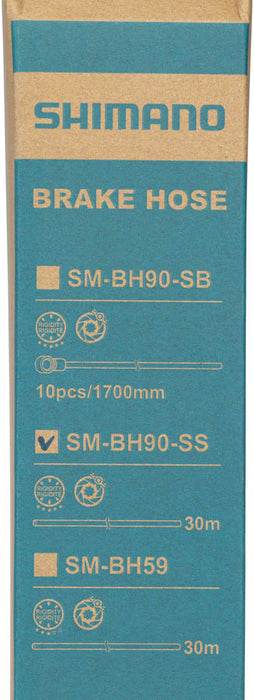 Shimano SM-BH90-SS Hydraulic Disc Brake Hose - Bulk Roll - 5.0mm, Bulk Roll, 30M, Black