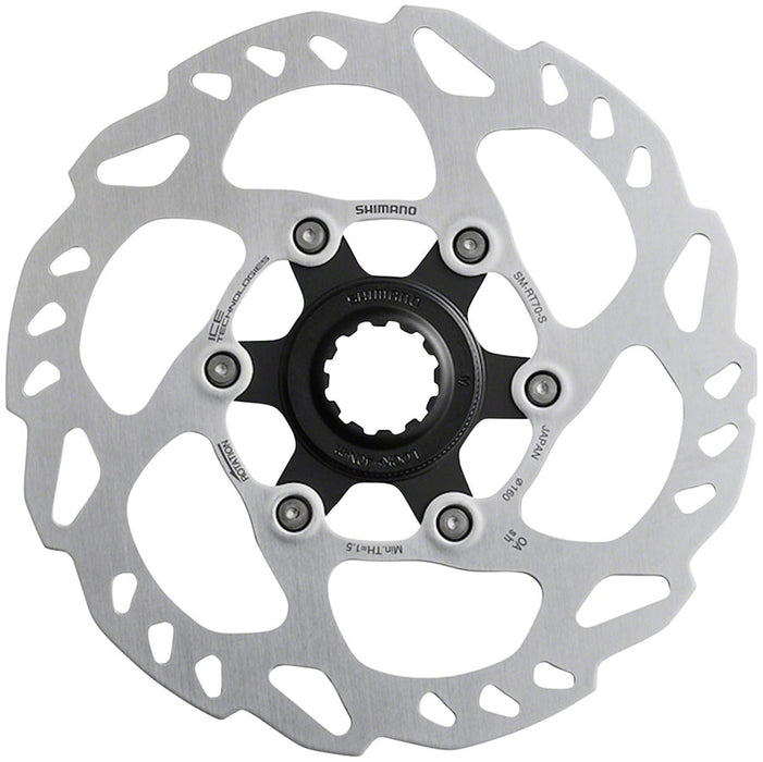 Shimano SLX SM-RT70-SI Disc Brake Rotor - 160mm, Center Lock, Silver