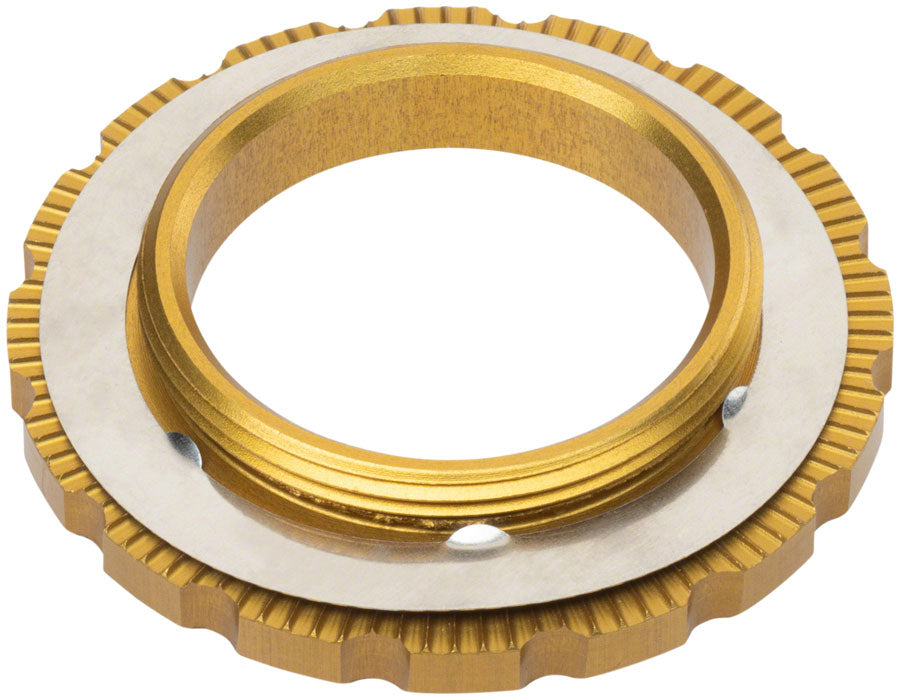 Wolf Tooth Components Centerlock Rotor Lockring, Gold