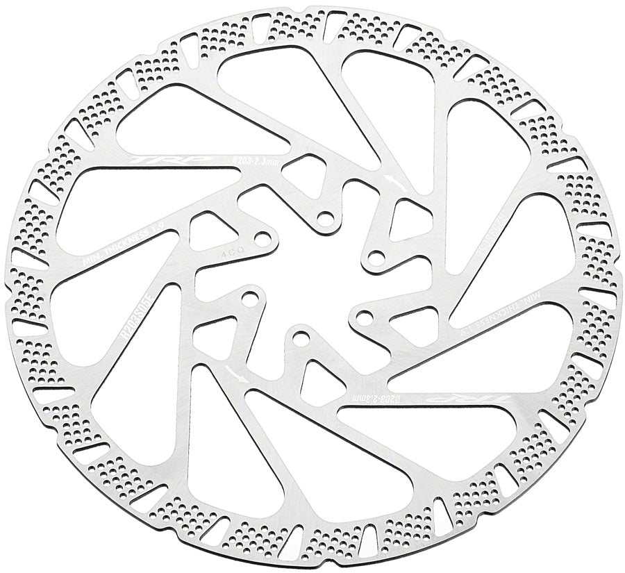 TRP S05E Race Disc Brake Rotor - 203mm, 6-Bolt, 2.3mm, Rust Blocker Treatment