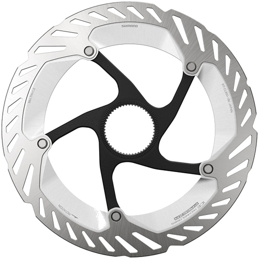Shimano RT-CL800 ME Disc Brake Rotor - 180mm, Centerlock, External Spline Lockring Included