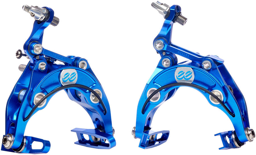 Cane Creek eeBrake 30th Anniversary Road Caliper Brake Set - Regular Mount, Gunmetal Gray/Blue