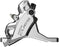 Shimano CUES BR-U6030F Hydraulic Disc Brake Caliper - Front, Flat Mount, Resin Pad, Silver
