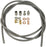 Hope Braided Stainless Steel Hydraulic Brake Hose and Fitting Kit - Fits Front or Rear, For One Hope Brake, Type 2
