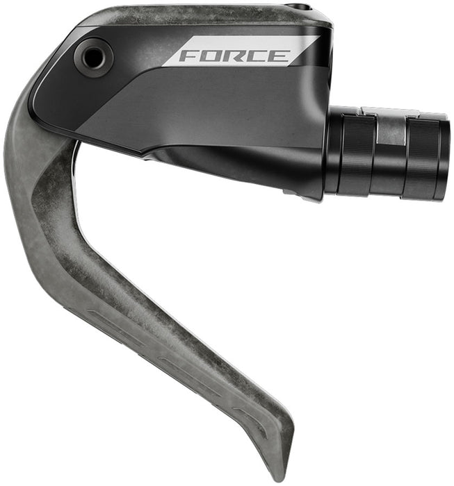 SRAM Force Aero Disc Brake and Lever - Front, Flat Mount, 20mm Offset, 1100mm Hose, Carbon Lever Blade, Black, E1