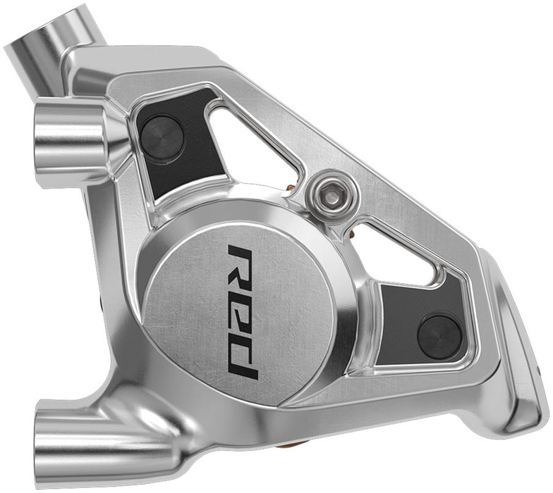 SRAM RED Aero Disc Brake and Lever - Rear, Flat Mount, 20mm Offset, 2000mm Hose, Carbon Lever Blade, Black/Silver, E1