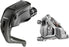 SRAM RED Aero Disc Brake and Lever - Rear, Flat Mount, 20mm Offset, 2000mm Hose, Carbon Lever Blade, Black/Silver, E1