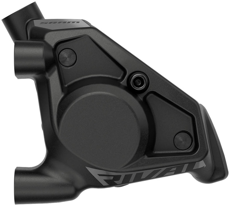 SRAM Rival Aero Disc Brake and Lever - Rear, Flat Mount, 20mm Offset, 2000mm Hose, Carbon Lever Blade, Black, E1