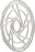 Jagwire Sport SR1 Disc Brake Rotor - 180mm, 6-Bolt, Silver