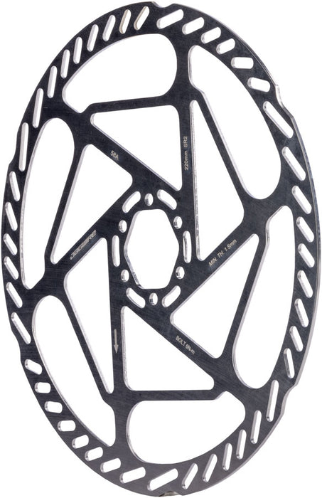 Jagwire Sport SR2 Disc Brake Rotor - 220mm, 6-Bolt, 2.0mm Thickness