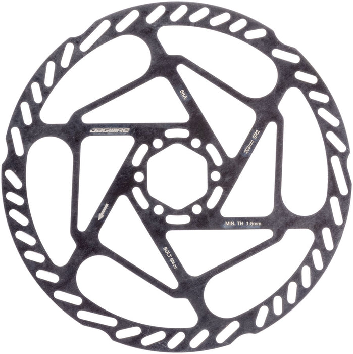 Jagwire Sport SR2 Disc Brake Rotor - 203mm, 6-Bolt, 1.8mm Thickness