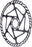 Jagwire Sport SR2 Disc Brake Rotor - 203mm, 6-Bolt, 1.8mm Thickness