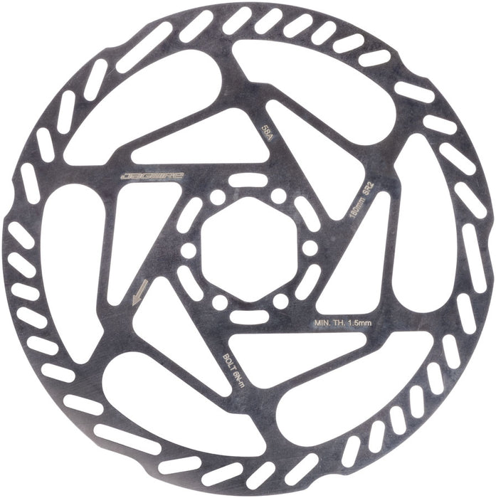 Jagwire Sport SR2 Disc Brake Rotor - 180mm, 6-Bolt, 1.8mm Thickness