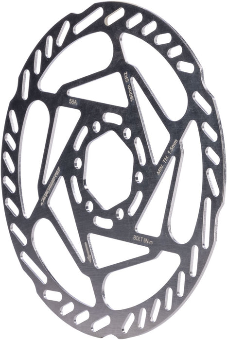 Jagwire Sport SR2 Disc Brake Rotor - 160mm, 6-Bolt, 1.8mm Thickness