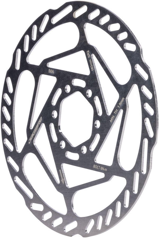 Jagwire Sport SR2 Disc Brake Rotor - 160mm, 6-Bolt, 1.8mm Thickness