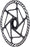 Jagwire Sport SR2 Disc Brake Rotor - 220mm, Center Lock, Includes Lockring, 2.0mm Thickness