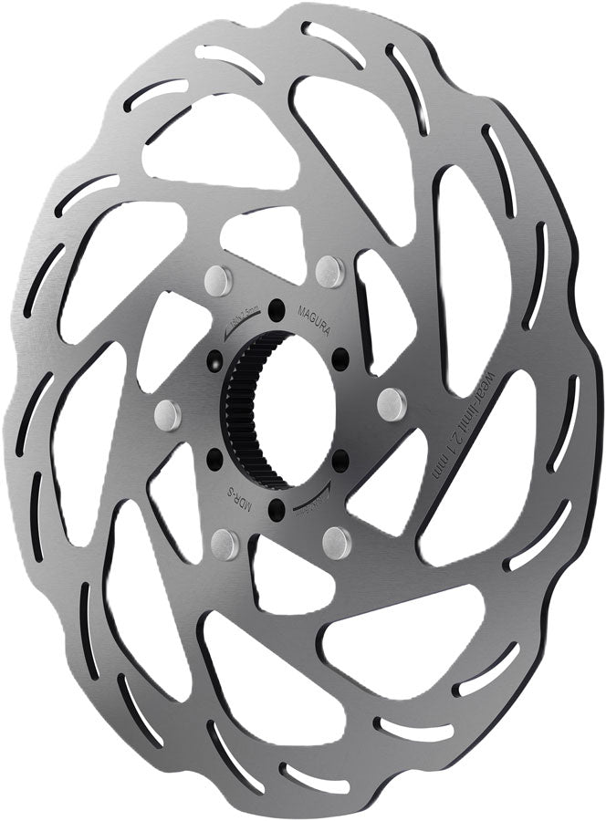 Magura Gustav Pro MDR-S CL Disc Brake Rotor - 180mm, Center Lock, 2.5mm Thickness, Optimized for use with Magura Gustav Pro Caliper