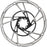 Jagwire Pro LR2-E Ebike Disc Brake Rotor with Magnet - 220mm, 6-Bolt, Silver/Black