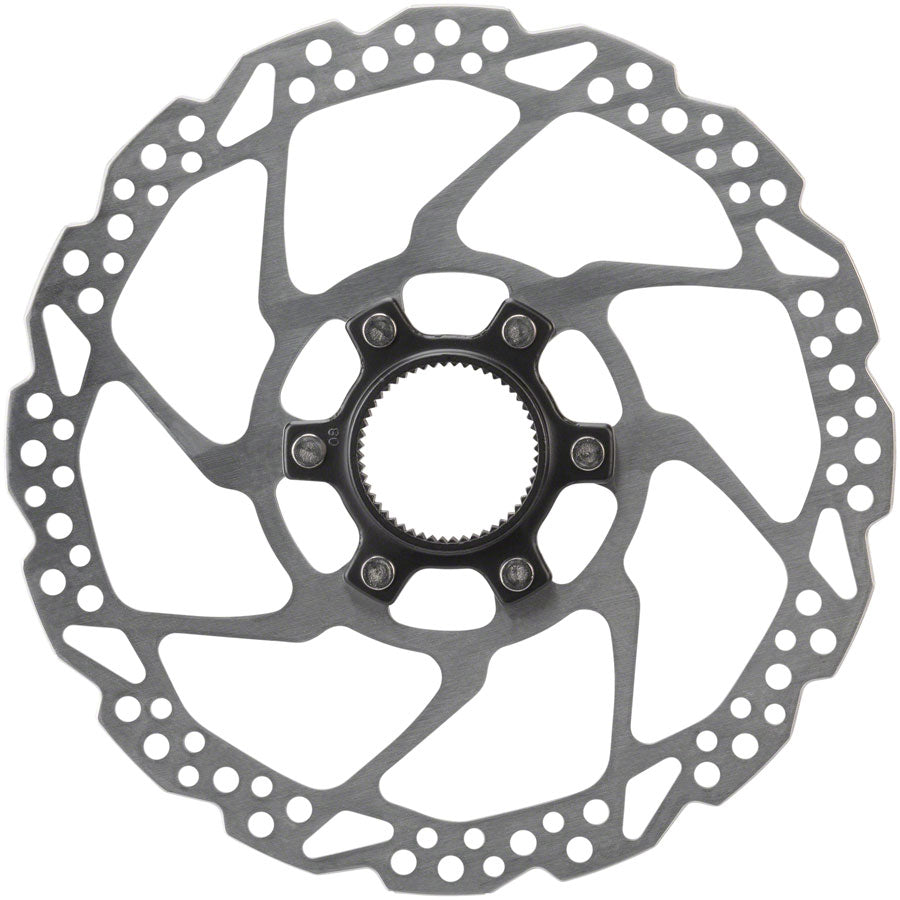 Shimano Deore SM-RT54-M Disc Brake Rotor - 180mm, Center Lock, For Resin Pads Only, External Lockring, Silver