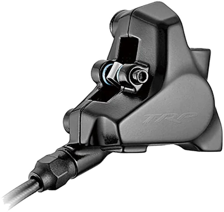 TRP Hylex Disc Brake and Lever - Left, Hydraulic, 2-Piston, 1900mm Hose, Flat Mount, Black