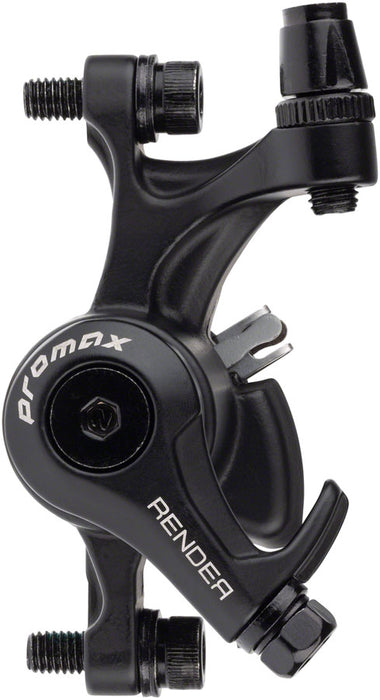 Promax Render DSK-717 Disc Brake Caliper - Long Pull MTB, Mechanical, Post Mount, Black
