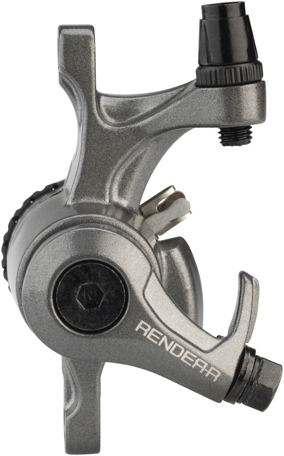 Promax Render R DSK-717 Disc Brake Caliper - Short Pull Road, Mechanical, Post Mount, Gray