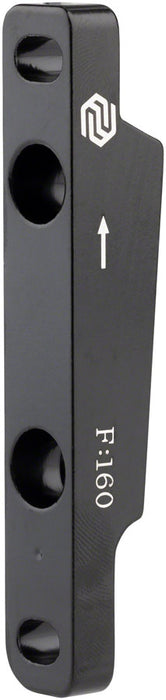 Promax Flat Mount Disc Brake Adapter - For Flat Mount Fork, Fits 160mm Front Rotors