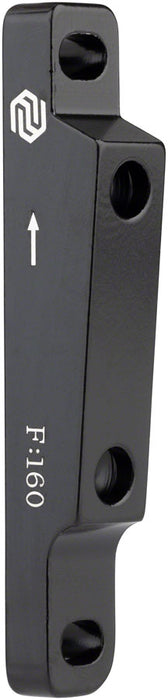 Promax Flat Mount Disc Brake Adapter - For Flat Mount Fork, Fits 160mm Front Rotors