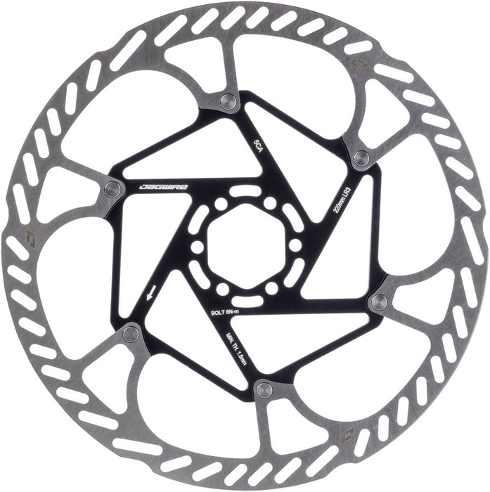 Jagwire Pro LR3 Disc Brake Rotor - 220mm, 6-Bolt, 2.0mm Thickness