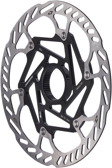 Jagwire Pro LR3 Disc Brake Rotor - 180mm, Center Lock, Includes Lockring, 1.8mm Thickness