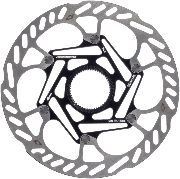 Jagwire Pro LR3 Disc Brake Rotor - 160mm, Center Lock, Includes Lockring, 1.8mm Thickness