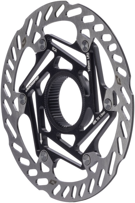 Jagwire Pro LR3 Disc Brake Rotor - 140mm, Center Lock, Includes Lockring, 1.8mm Thickness