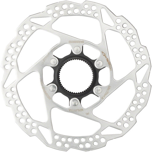 Shimano Deore SM-RT54-S Disc Brake Rotor - 160mm, Center Lock, For Resin Pads Only, External Lockring, Silver