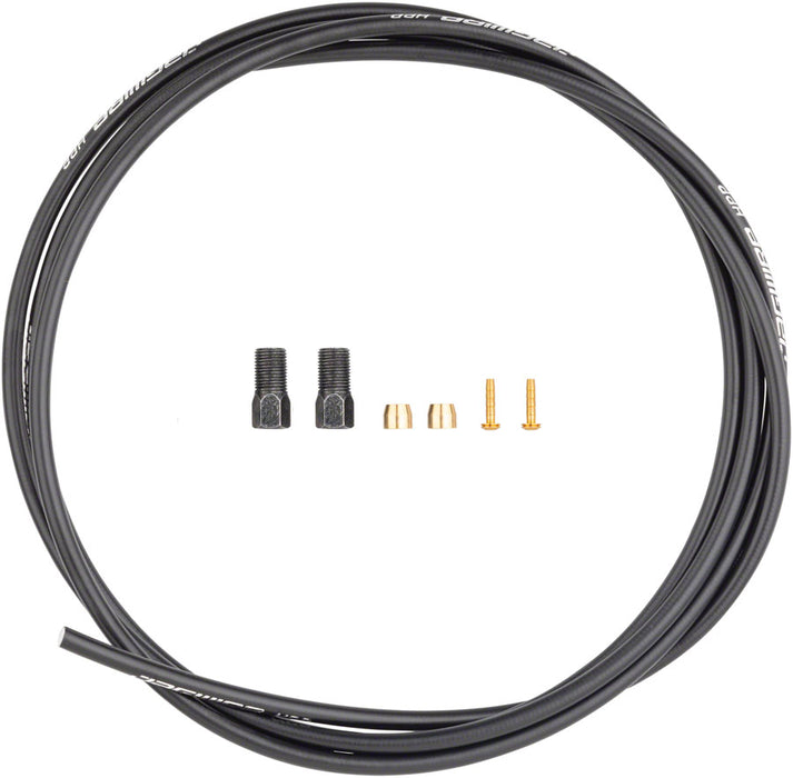 Jagwire Sport Mineral Oil Hydraulic Hose Kit for Shimano Deore, Alivio, Acera, RS805, MT500, MT400, MT200, Metrea, 2000mm, Black